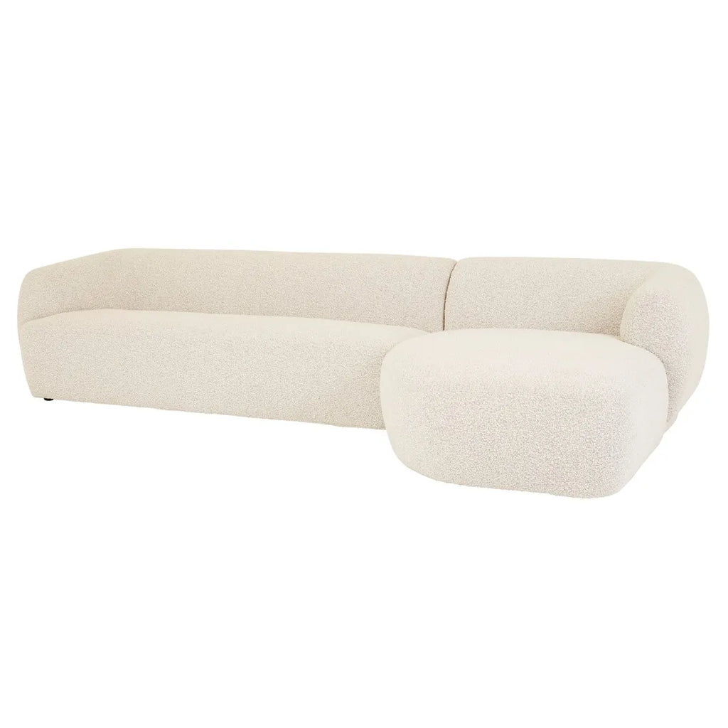 Madrid Slope Right Chaise Set Grey Speckle