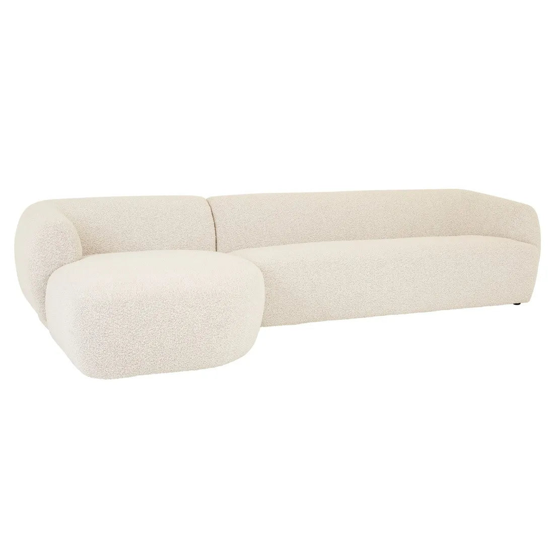 Madrid Slope Left Chaise Set Grey Speckle