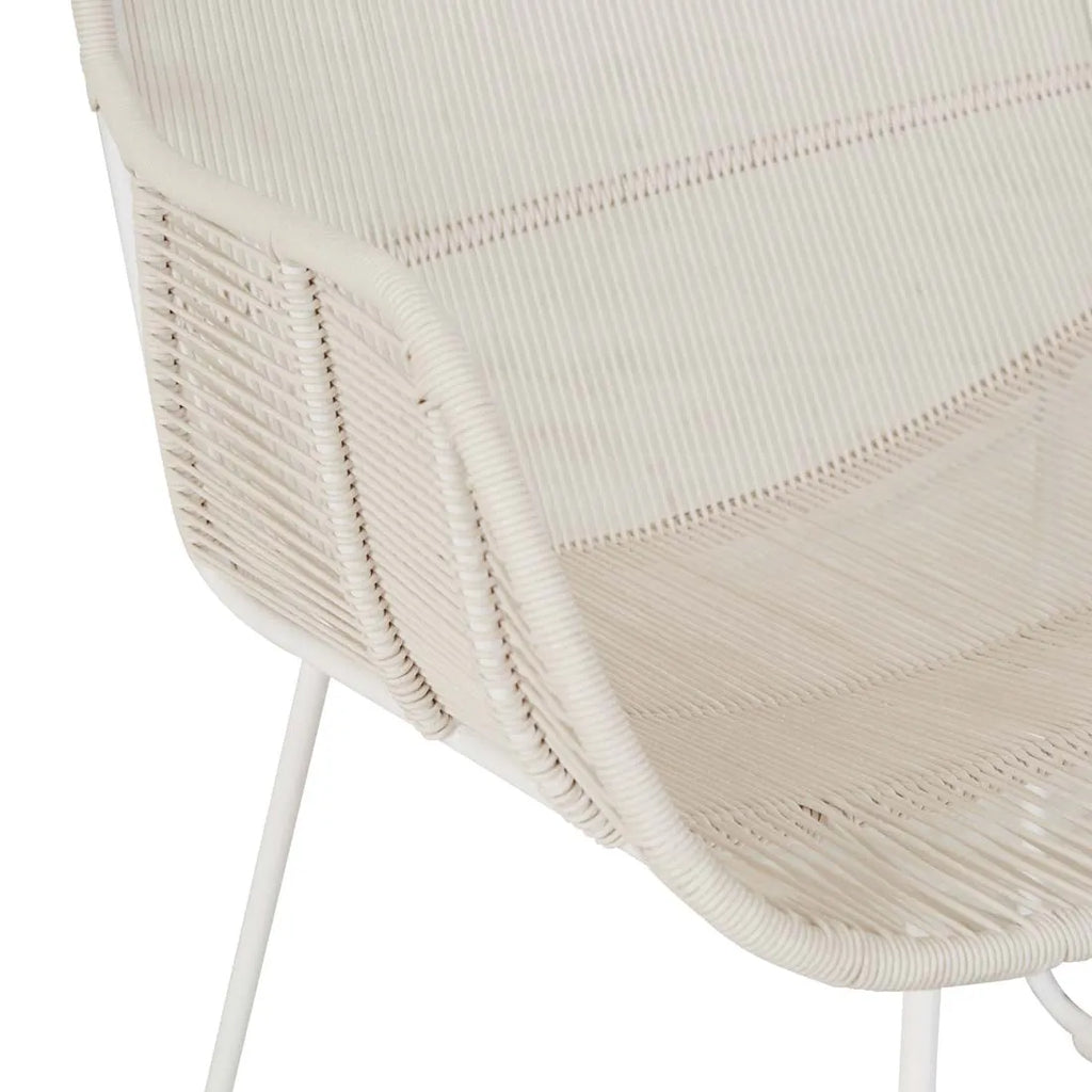 Marina Laze Dining Armchair Chalk
