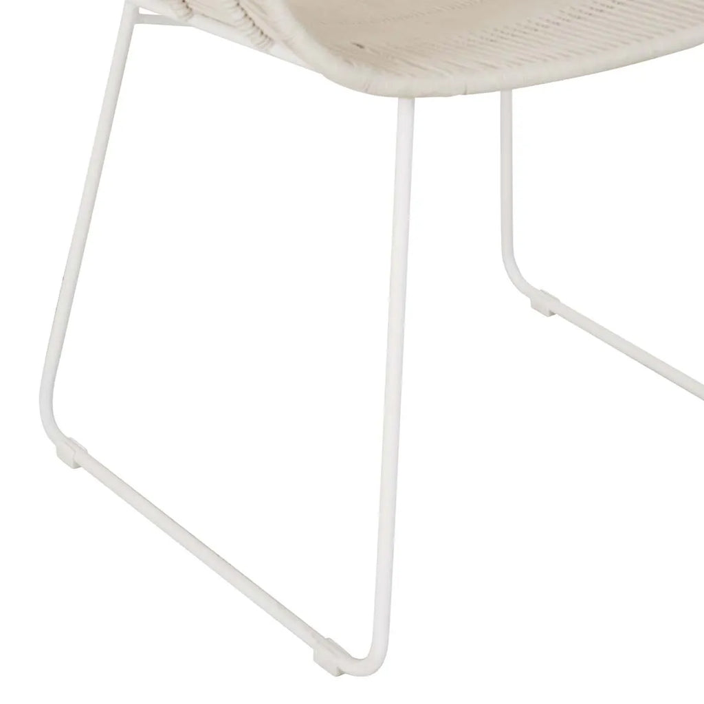 Marina Laze Dining Armchair Chalk