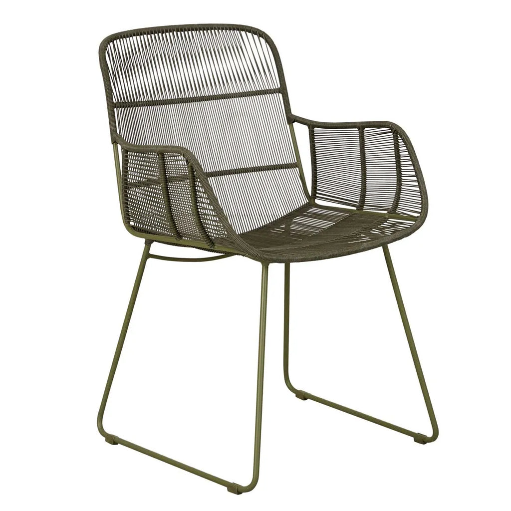 Marina Laze Dining Armchair Moss