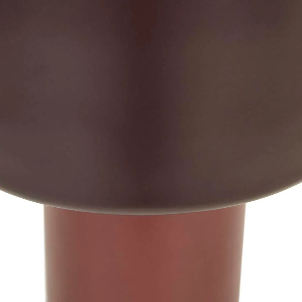 Easton Button Desk Burgundy