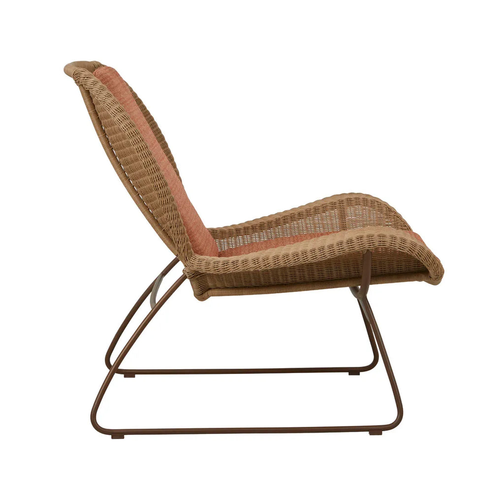 Marina Laze Occasional Chair Terracotta