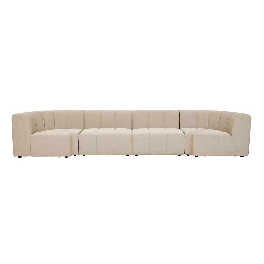 Juno Channel Round Corner Sofa Copeland Birch