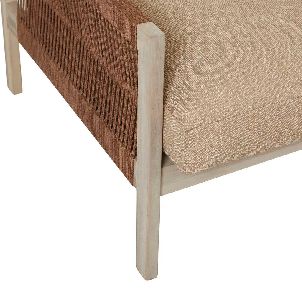 Normandy Linear Three Seater Sofa Sesame