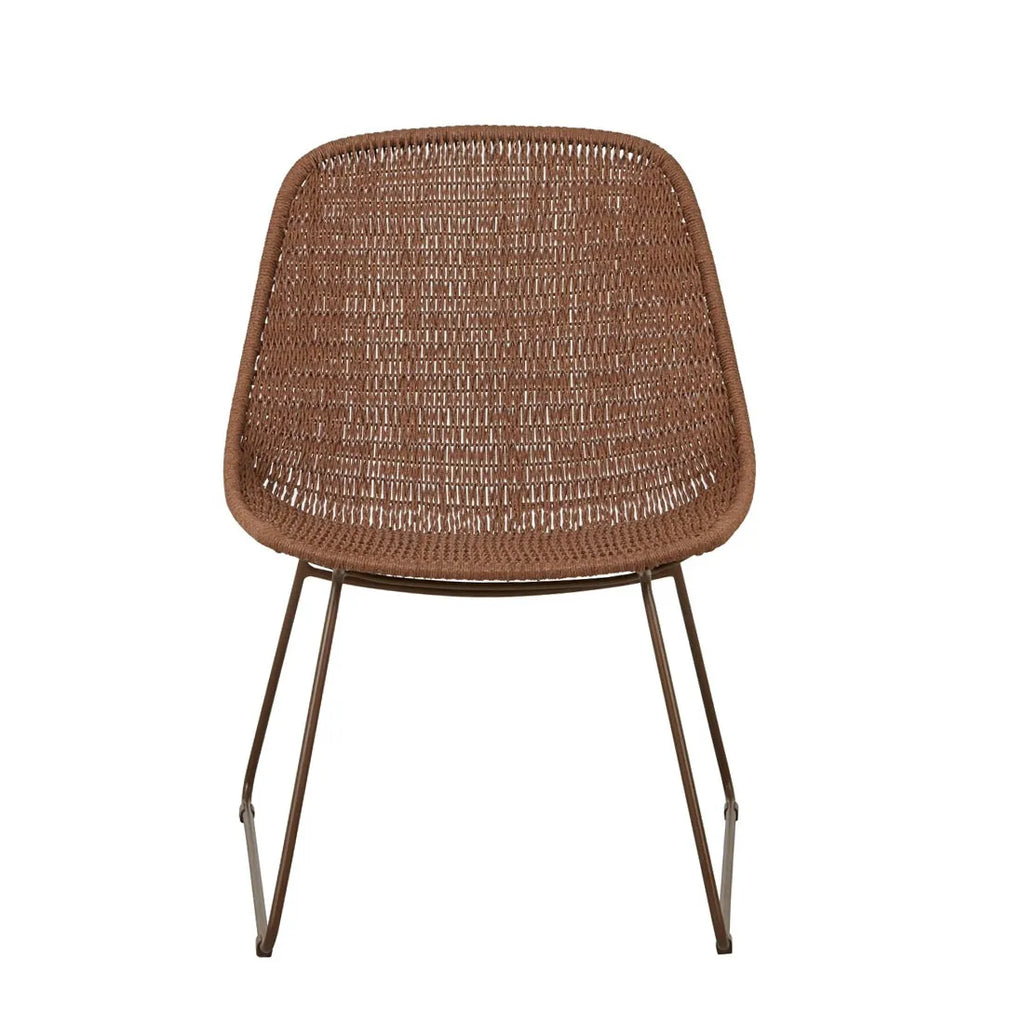 Normandy Sleigh Occasional Chair Brique