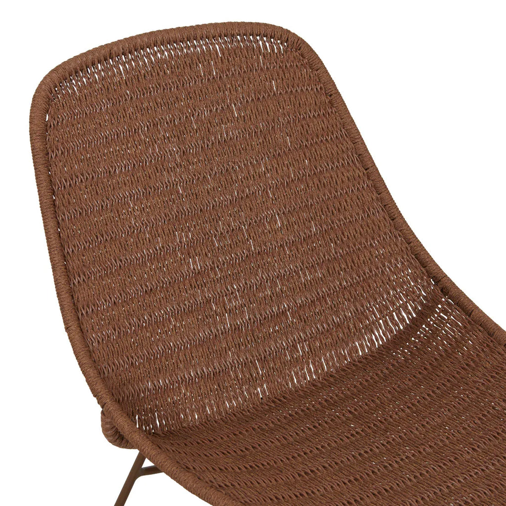 Normandy Sleigh Occasional Chair Brique