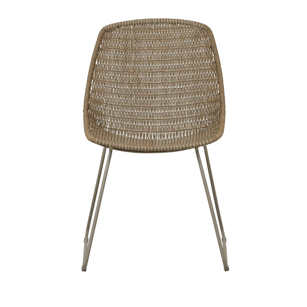 Normandy Sleigh Dining Chair Pebble