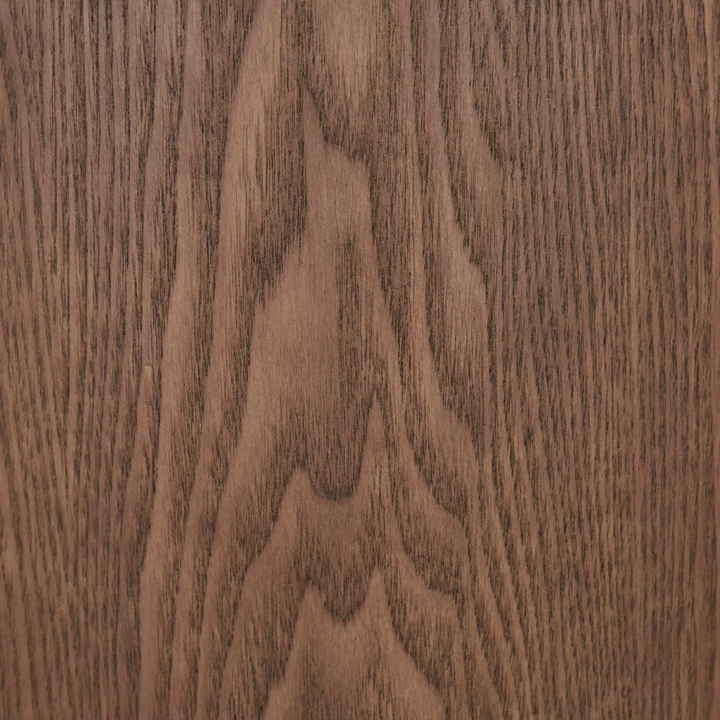 Oberon Crescent Marble Bedside Smoked Ash