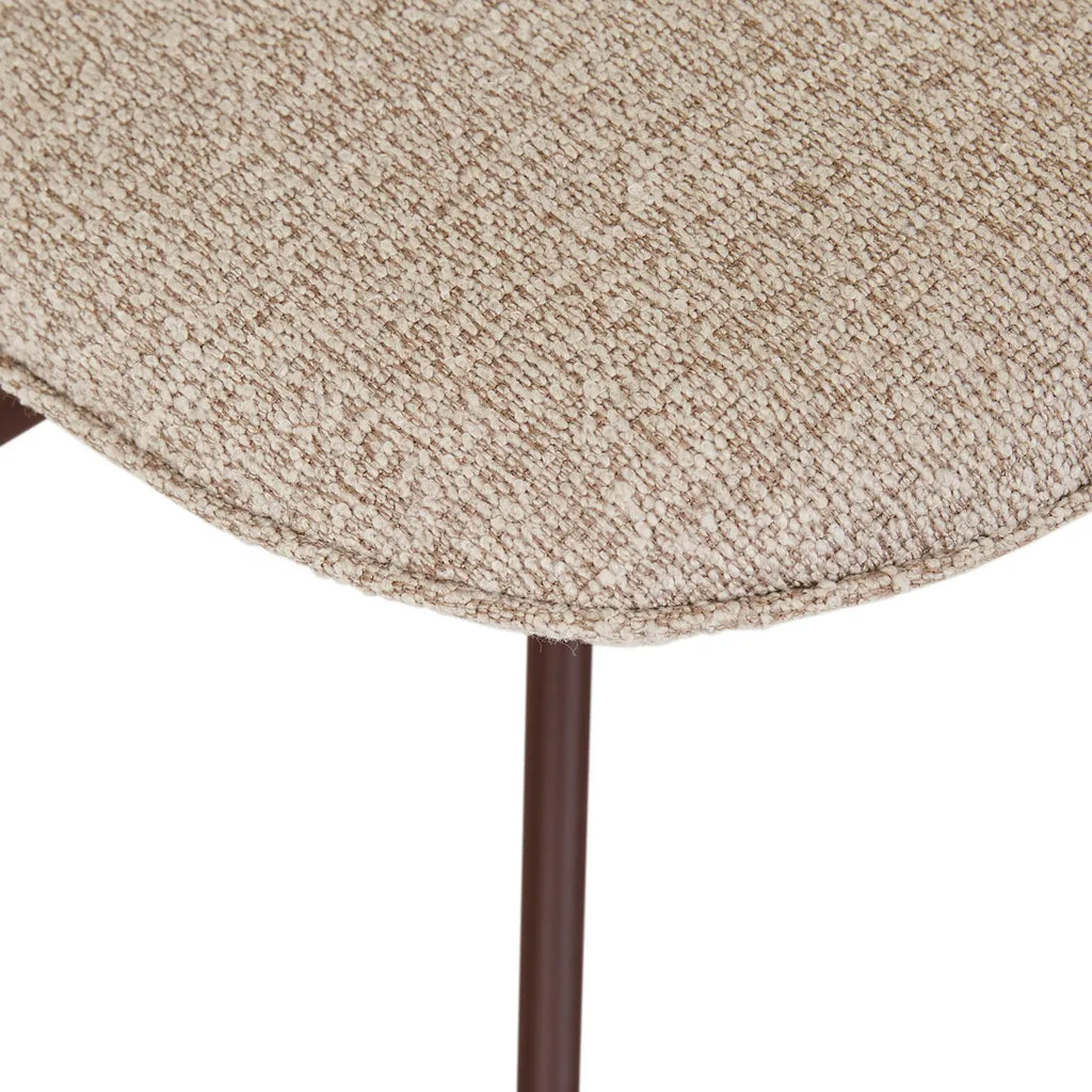 Piccolo Spider Leg Office Chair Chai Boucle