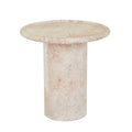 Pippa Marble Side Table Cream Rosé
