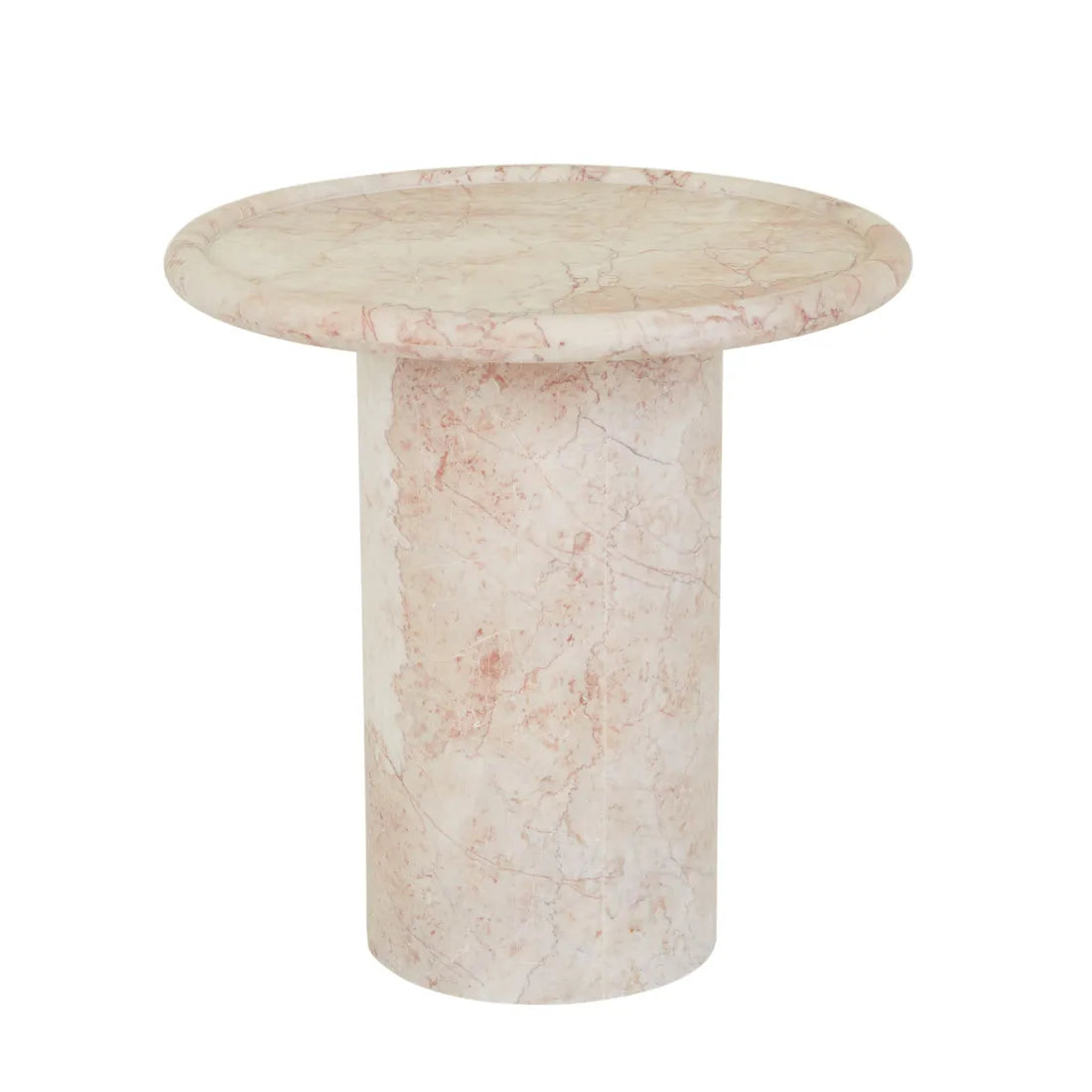 Pippa Marble Side Table Cream Rosé