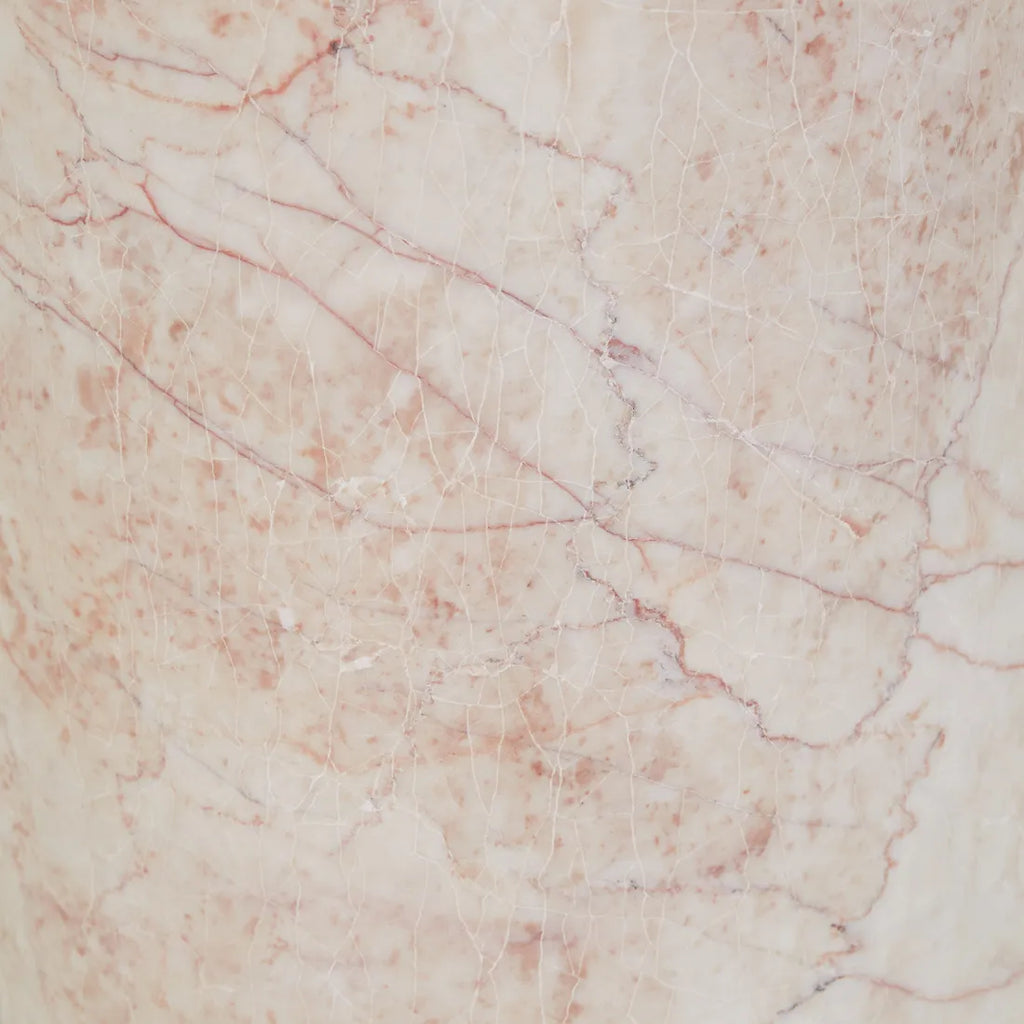 Pippa Marble Side Table Cream Rosé