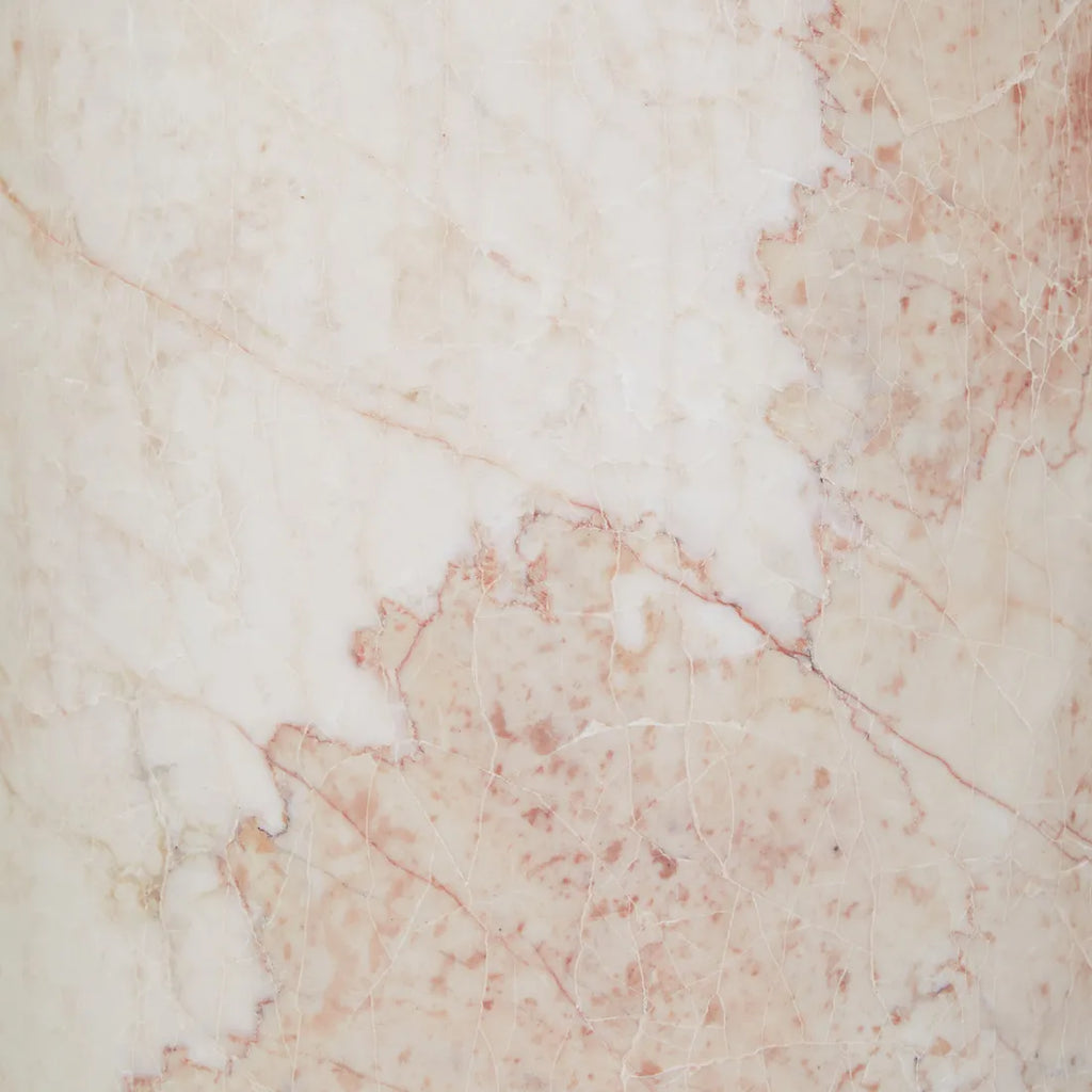 Pippa Marble Side Table Cream Rosé
