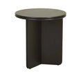 Solstice Slice Side Table Black Oak