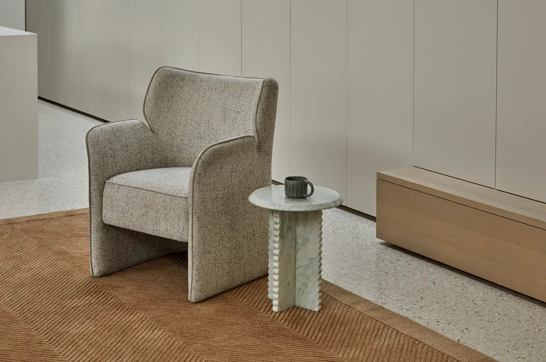 Rufus Fleur Side Table Green Onyx