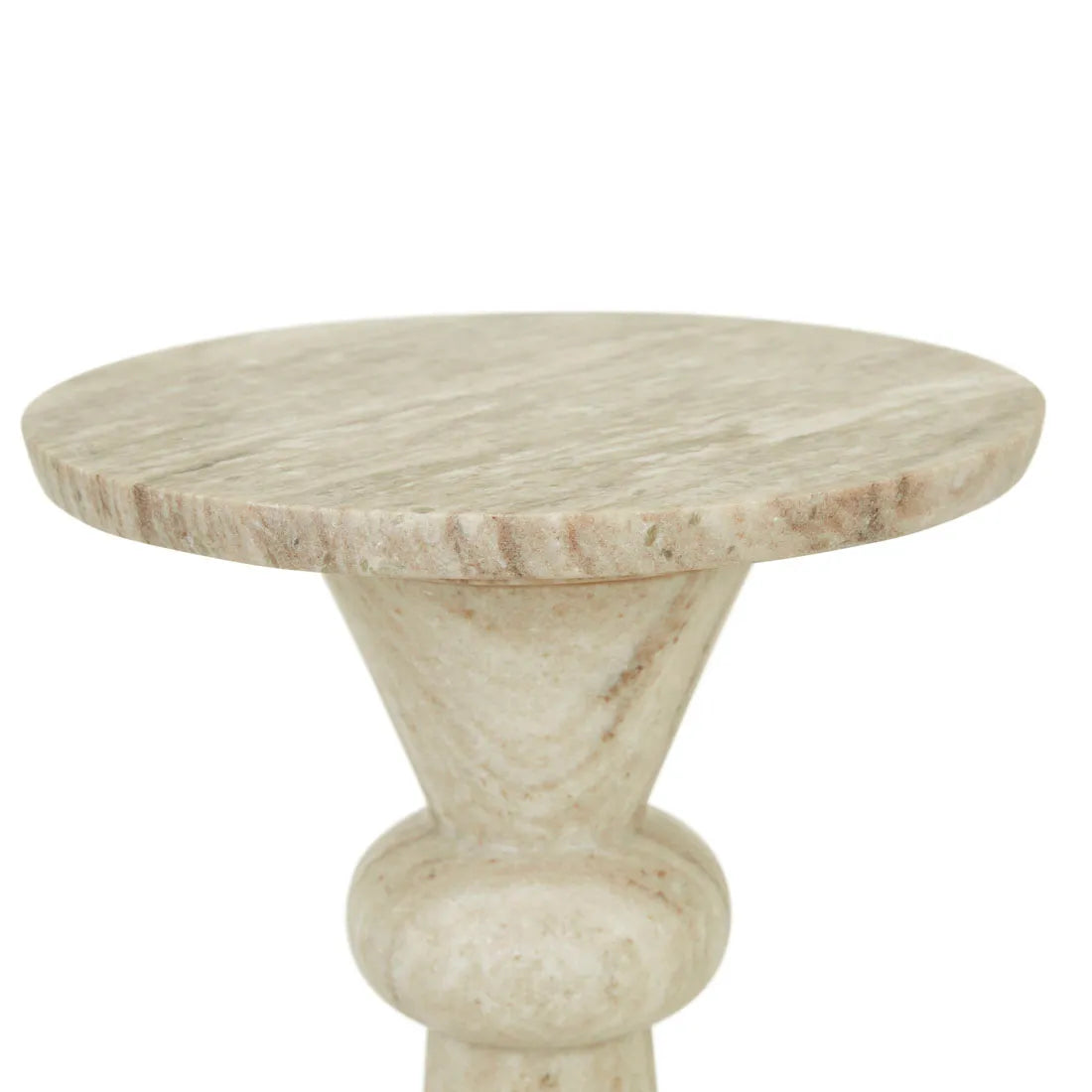 Rufus Indra Side Table Oat Marble