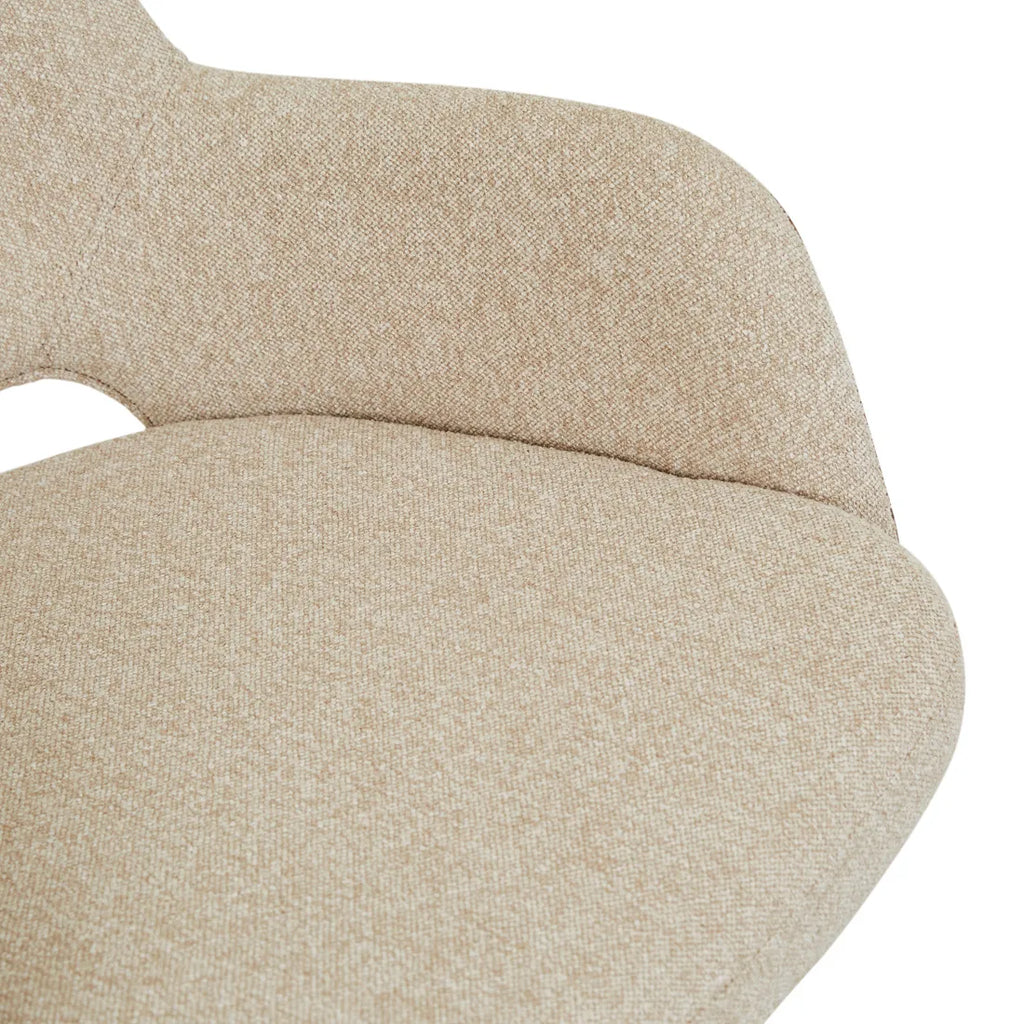 Quentin Office Chair Ecru/Tan