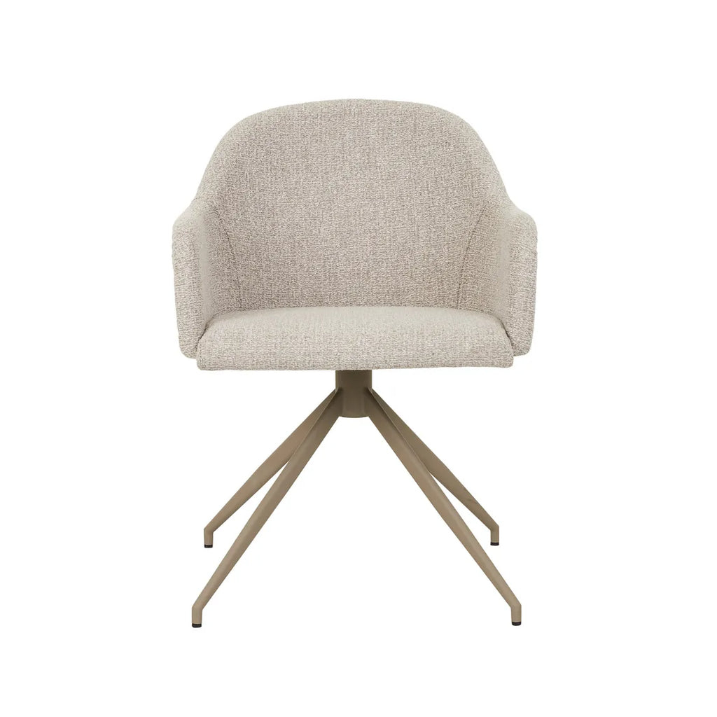 Riley Piped Spider Leg Office Chair Chai