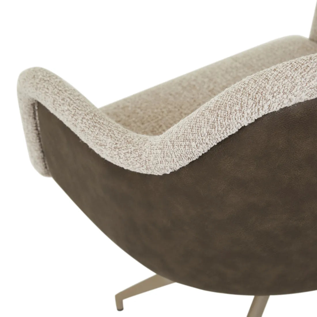 Riley Piped Spider Leg Office Chair Chai