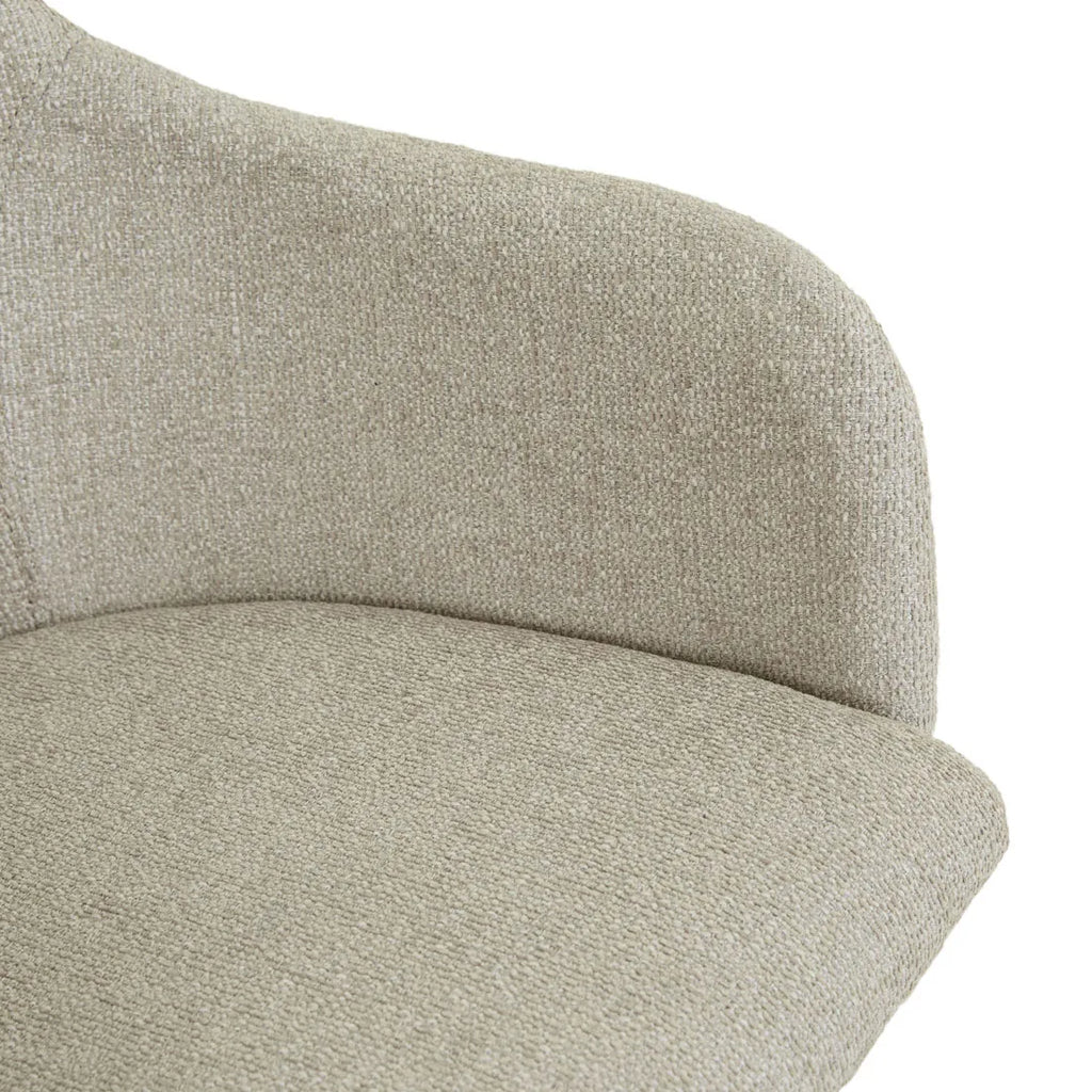 Riley Piped Spider Leg Office Chair Feather