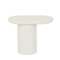 Seb Pedestal Side Table Low Rope