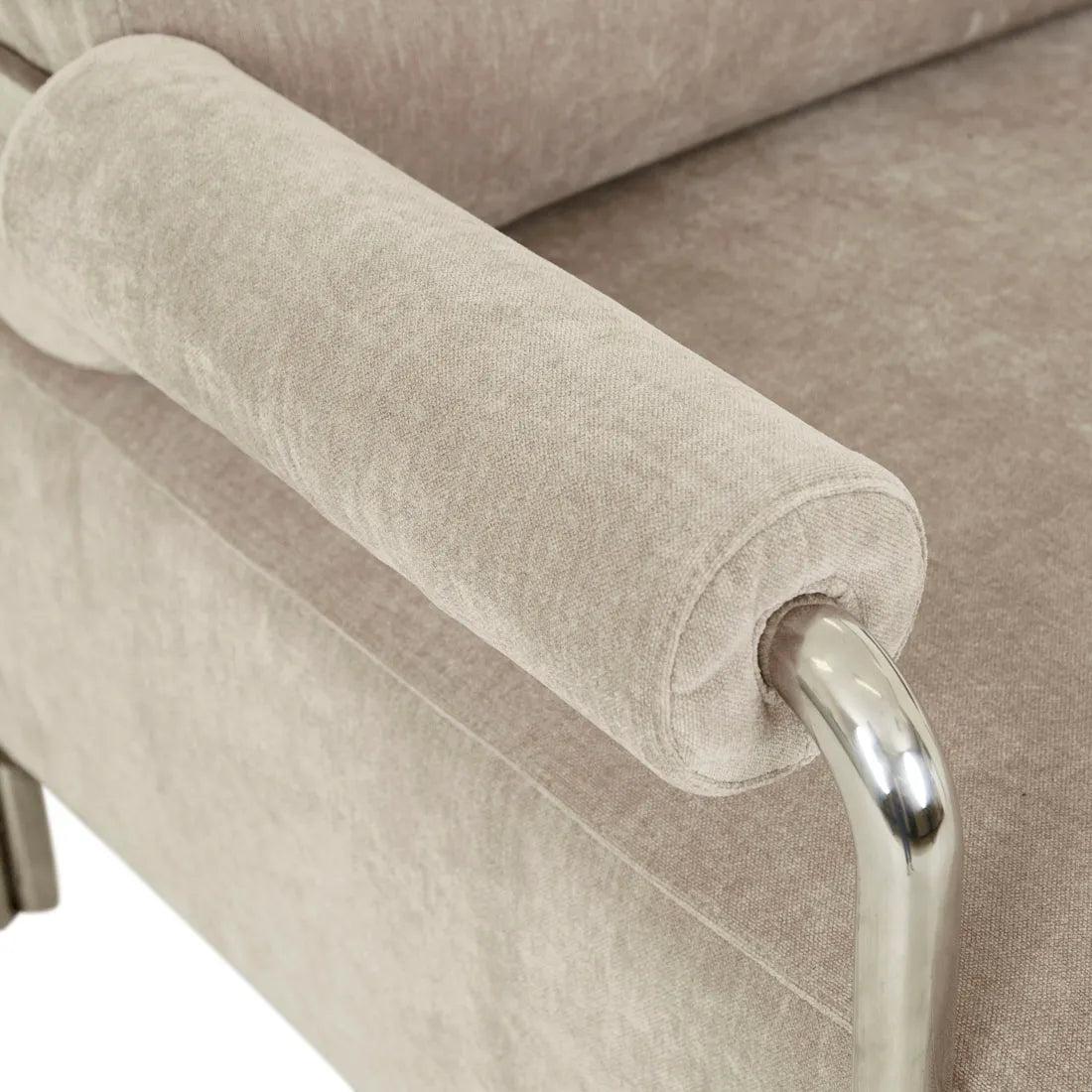 Sidney Renzo Sofa Chair Parchment
