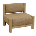 Trove Ridged Armchair Caramel
