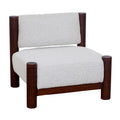 Trove Ridged Armchair Ivory Boucle