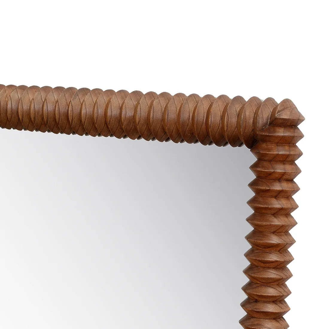 Trove Rib Mirror Chestnut