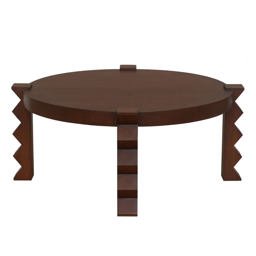 Trove Crinkle Coffee Table Chestnut