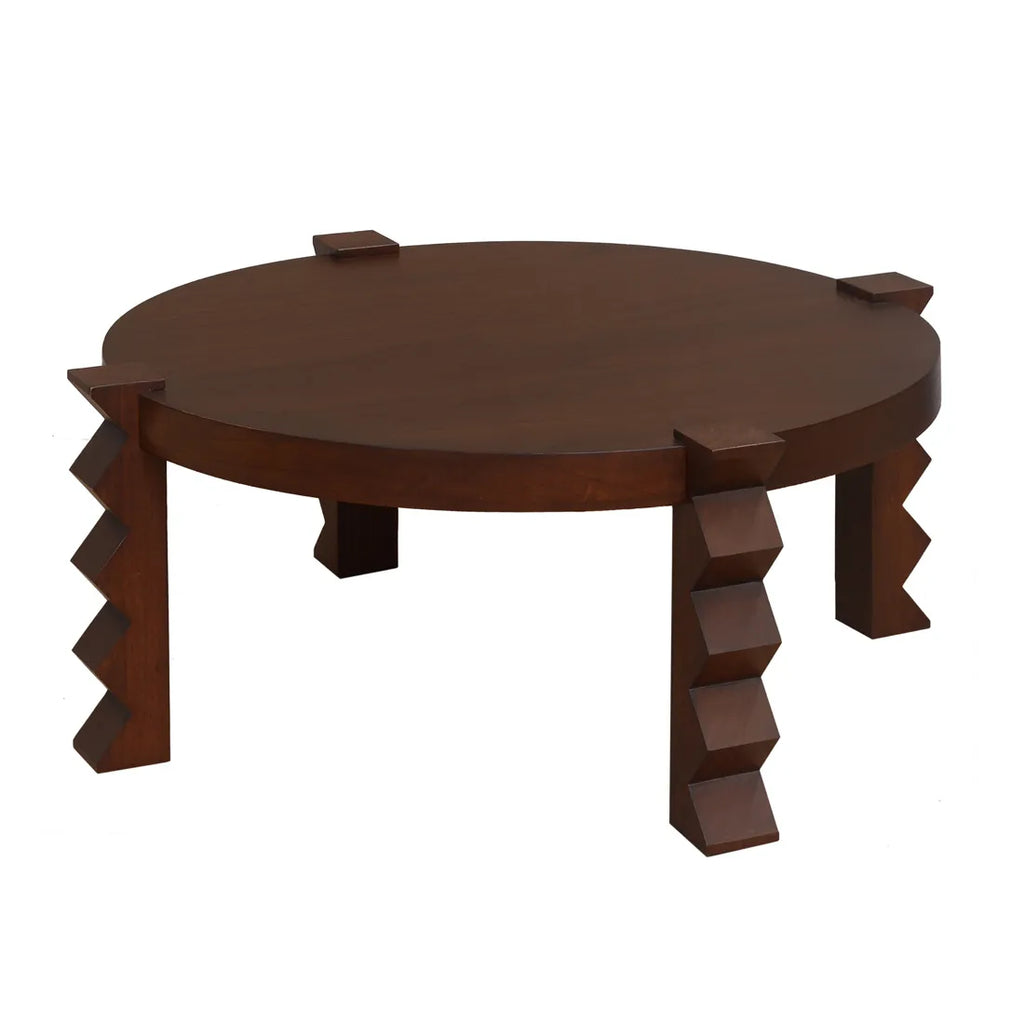 Trove Crinkle Coffee Table Chestnut