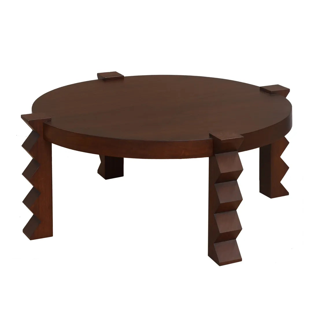 Trove Crinkle Coffee Table Chestnut