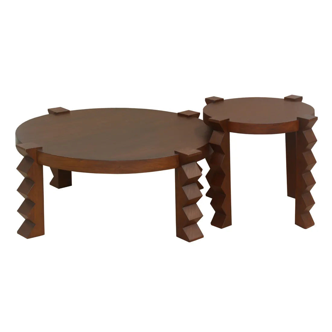 Trove Crinkle Coffee Table Chestnut