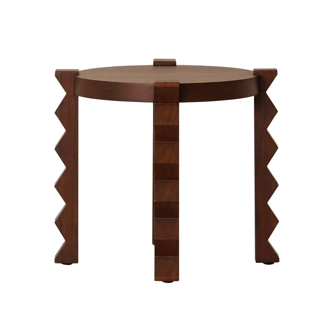 Trove Crinkle Side Table Chestnut