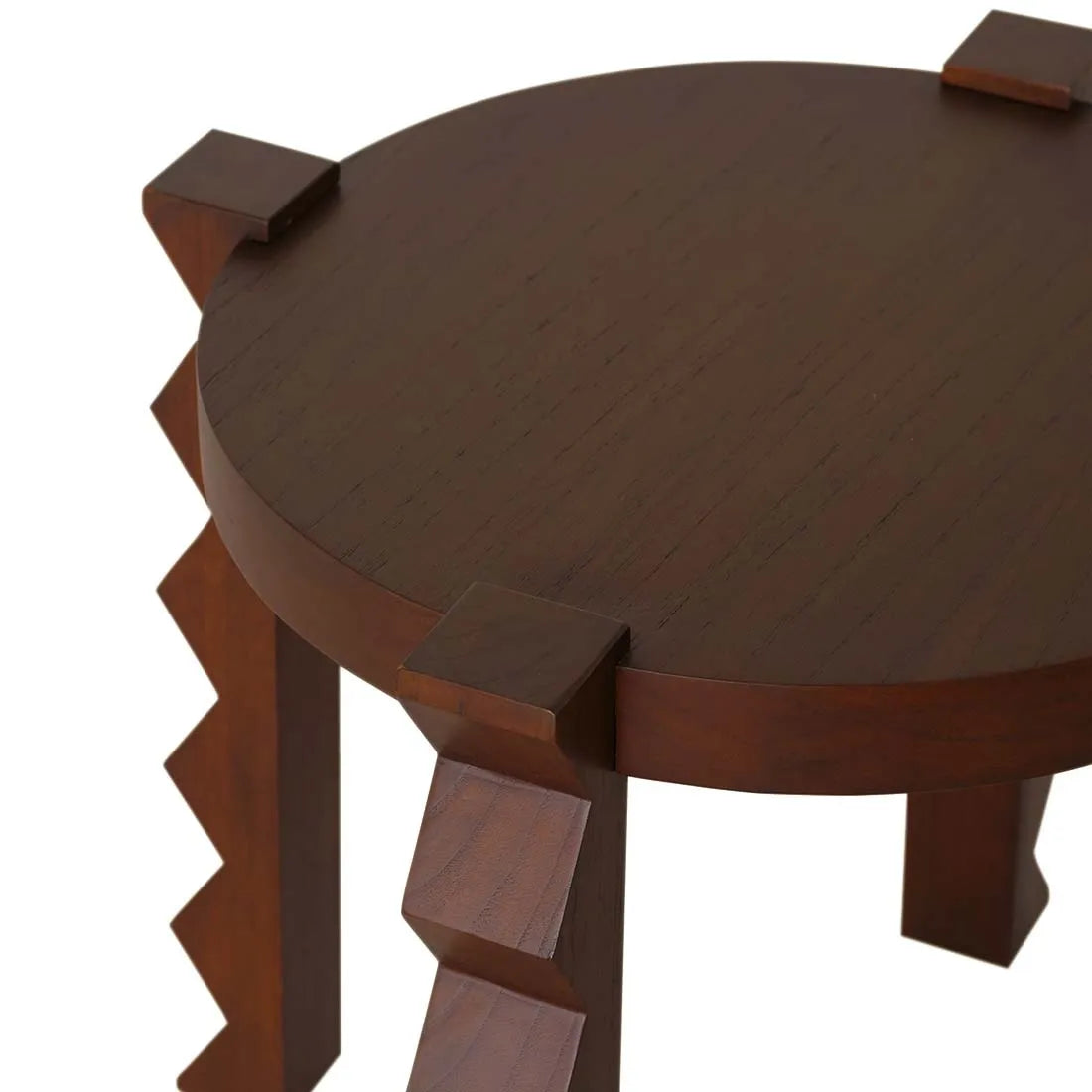 Trove Crinkle Side Table Chestnut