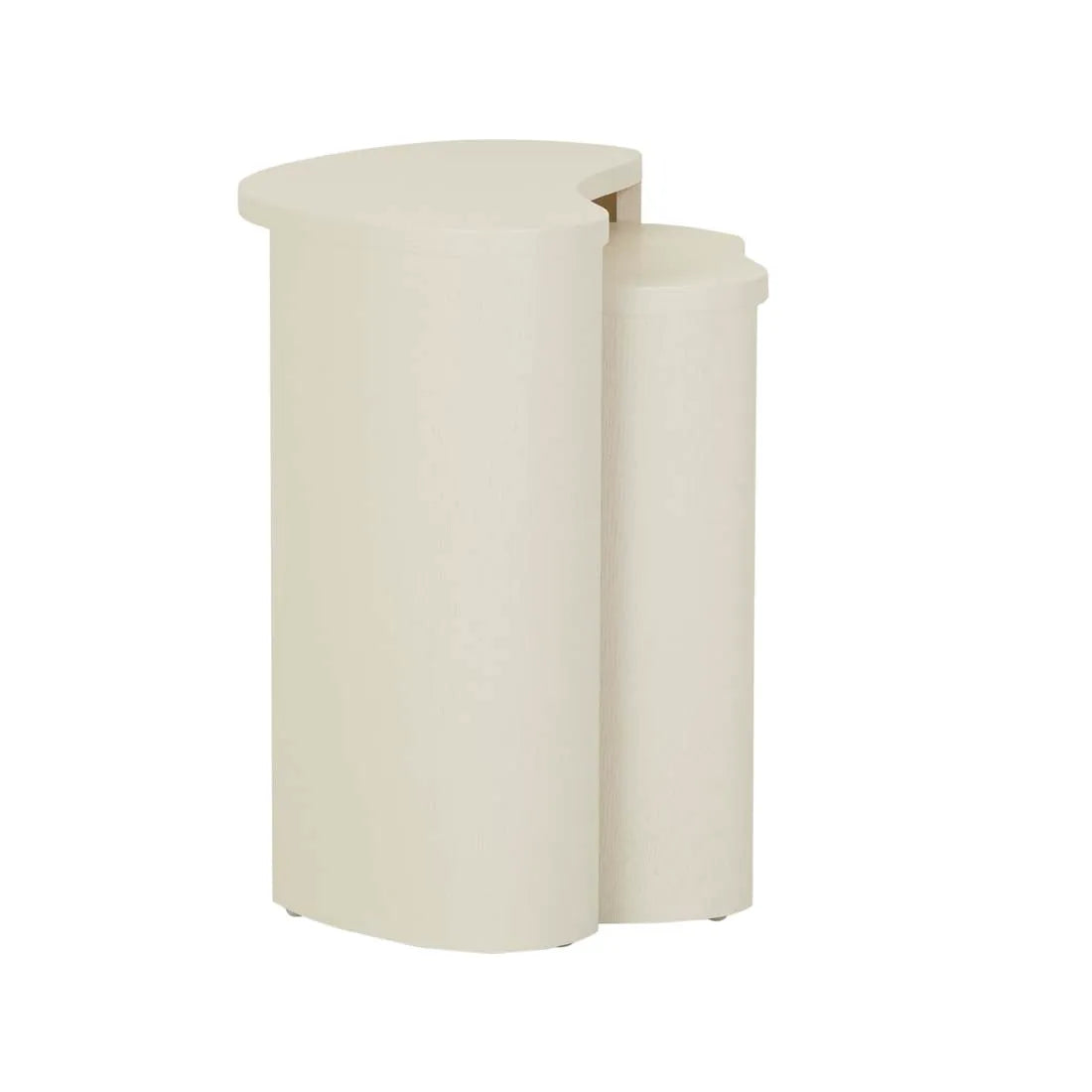 Oberon Curve Nest Side Table Shell