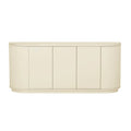 Oberon Crescent Marble Buffet Shell