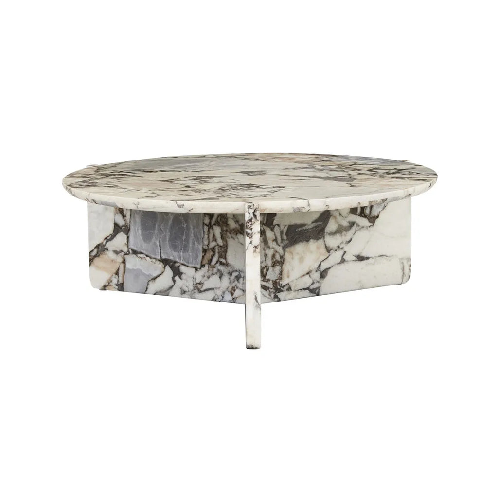 Venus Revolve Coffee Table Satin Ocean 925mm