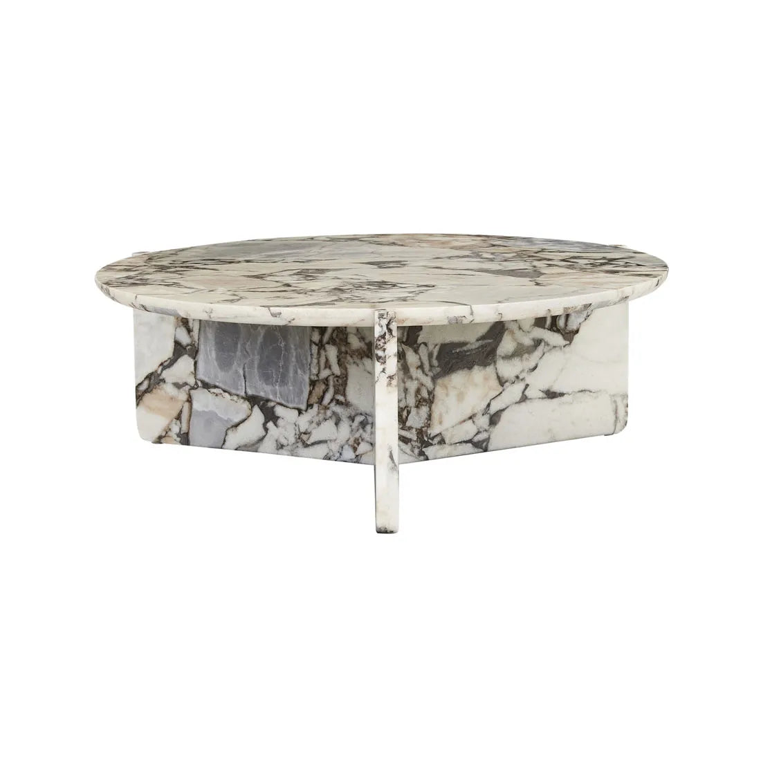 Venus Revolve Coffee Table Satin Ocean 925mm