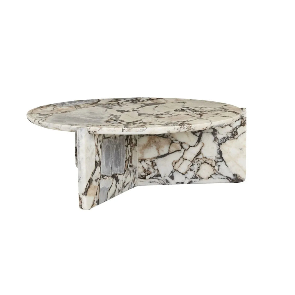 Venus Revolve Coffee Table Satin Ocean 925mm