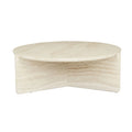 Venus Revolve Coffee Table Travertine 925mm