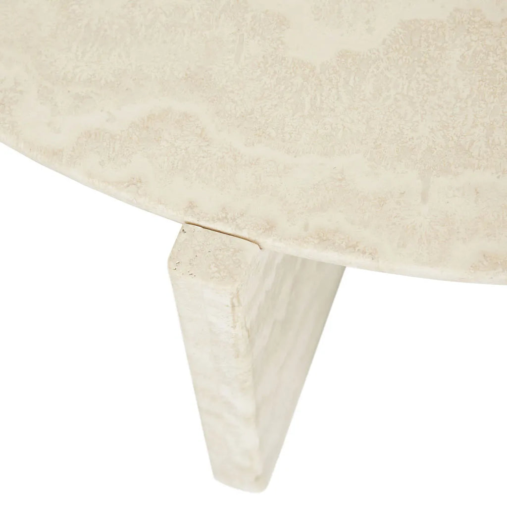 Venus Revolve Coffee Table Travertine 925mm