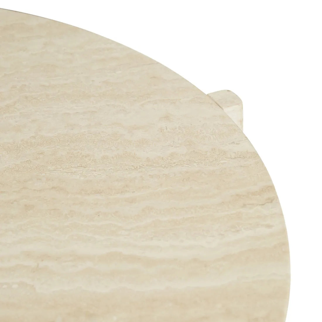 Venus Revolve Coffee Table Travertine 925mm