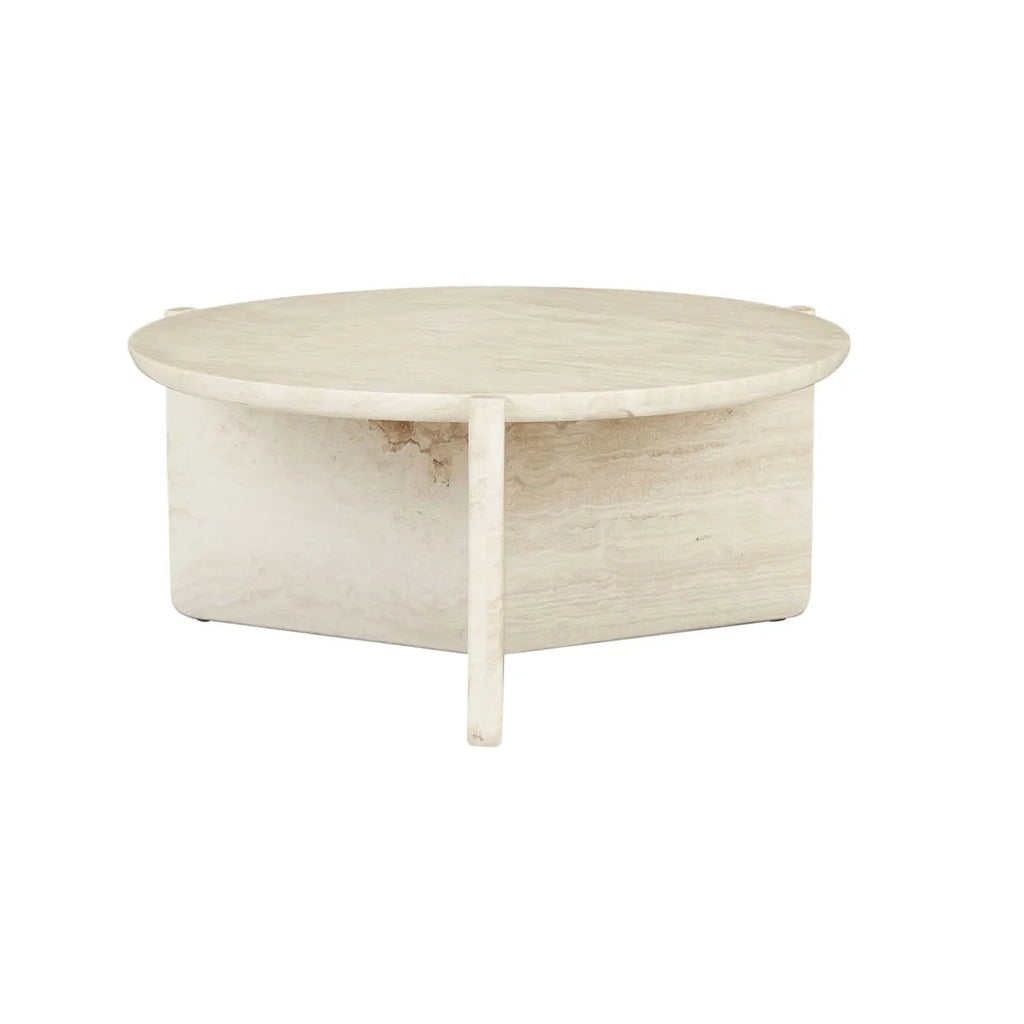 Venus Revolve Coffee Table Travertine 725mm