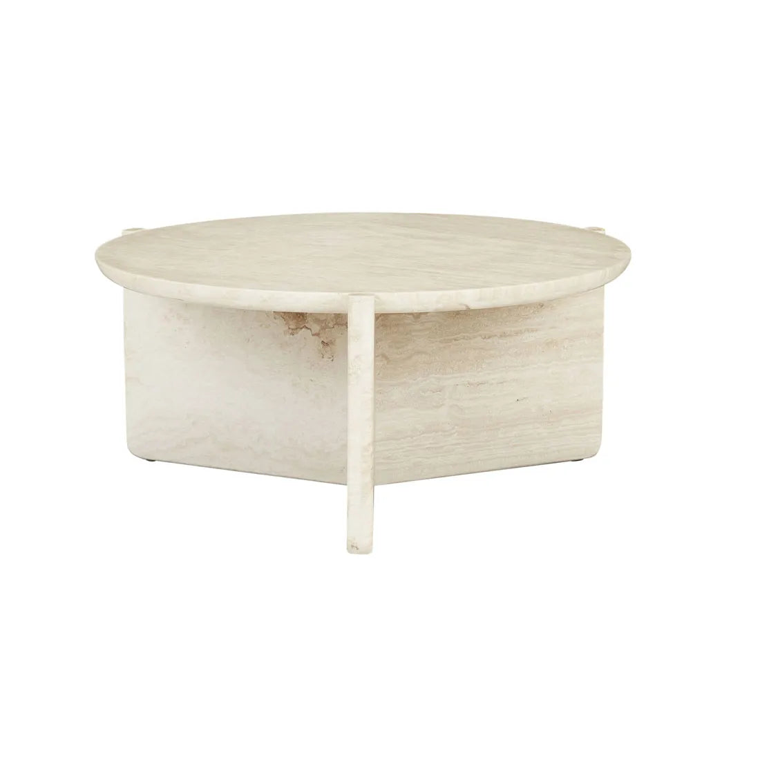 Venus Revolve Coffee Table Travertine 725mm