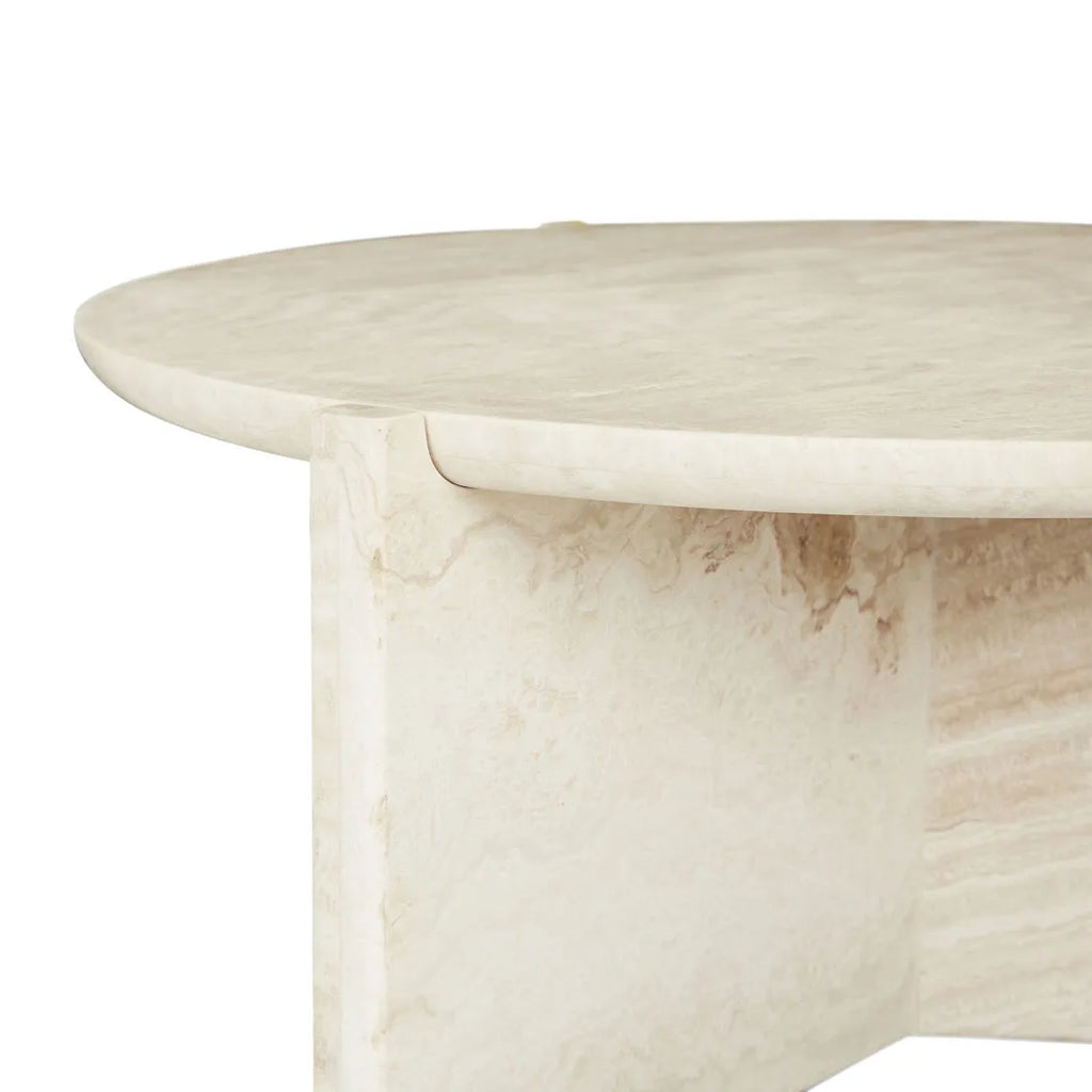 Venus Revolve Coffee Table Travertine 725mm