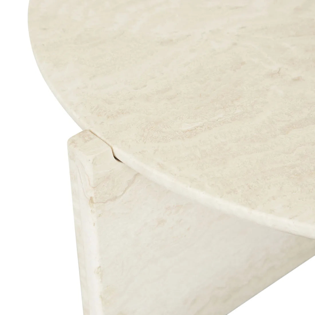 Venus Revolve Coffee Table Travertine 725mm