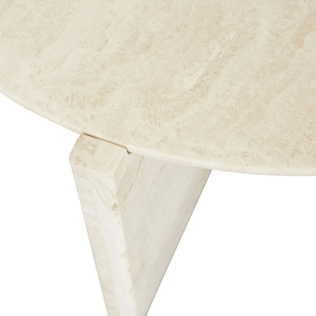 Venus Revolve Coffee Table Travertine 725mm