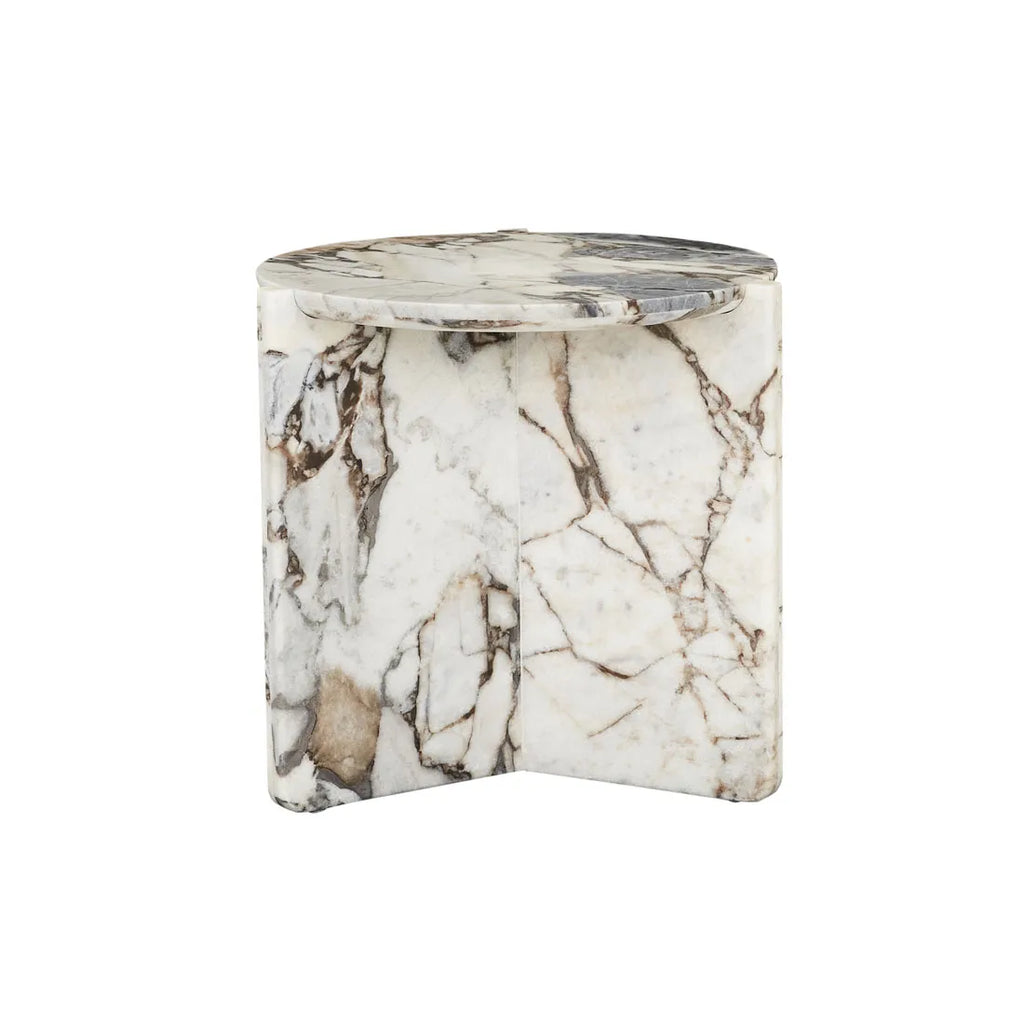 Venus Revolve Side Table Satin Ocean 525mm